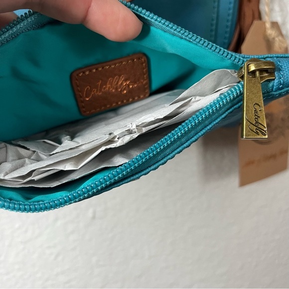 Catchfly Western Tassel Turquoise Crossbody Wallet Purse NEW - Picture 7 of 9